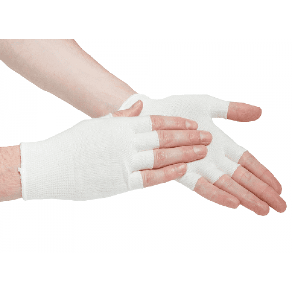 Підрукавички, безшовні, в'язані Handy boo EASY white