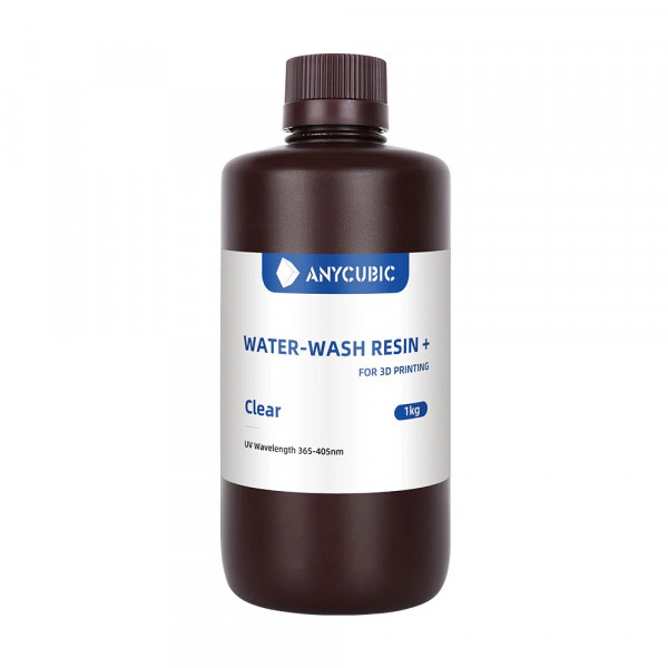 Водорозчинна смола Anycubic Water-Wash Resin+, 1 кг, прозорий 
