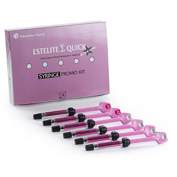 Estelite Sigma Quick Syringe Promo Kit набір 6 шприців по 3.8 г, Tokuyama Dental