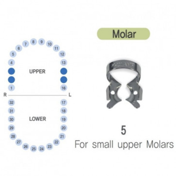 Кламер для молярів K-Clamp №5, 1 шт. (278881)