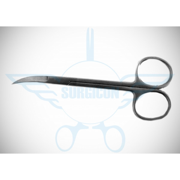 Ножницы острые, горизонтальные, согнутые, J-22-214, Surgicon