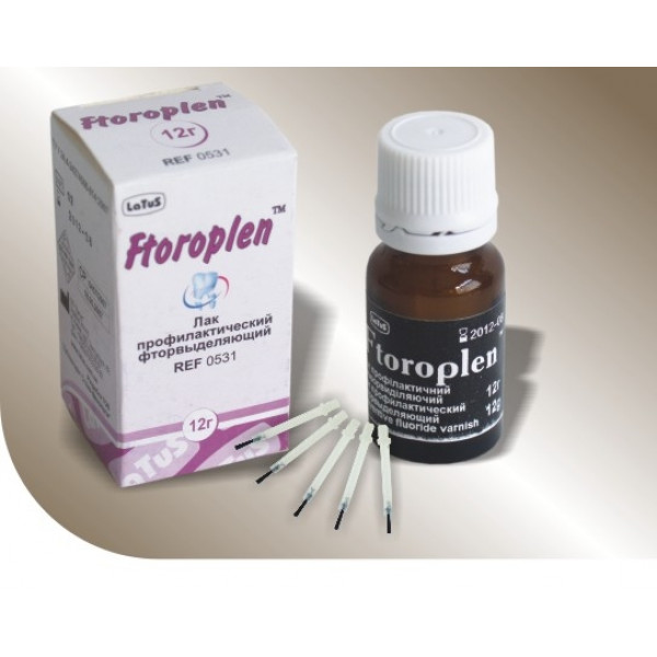 Фтороплен Ftoroplen, лак профилактический фторвыделяющий12 г, Latus