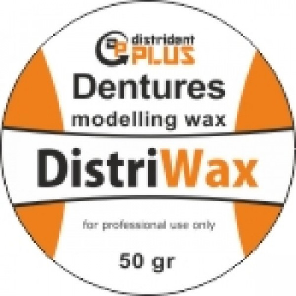 Воск моделировочный для бюгельных протезов, dentures modelling wax, 50гр, Distrident Plus