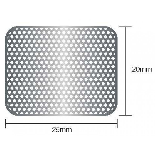 Титановая сетка 20mmx25mm