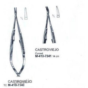 М-410-7340 Иглодержатель (Castroviejo) 14 см,Medisporex (Пакистан)