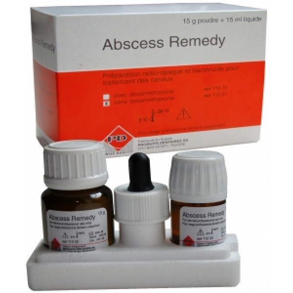 Abscess remedy без дексаметазона 15г+15мл, PRODUITS DENTAIRES