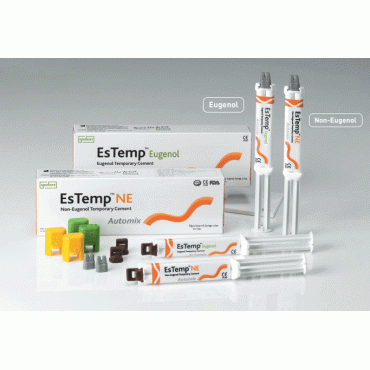 EsTemp NE – Цемент для тимчасової фіксації  без евгенолу (10г х 2 шпр),SPIDENT