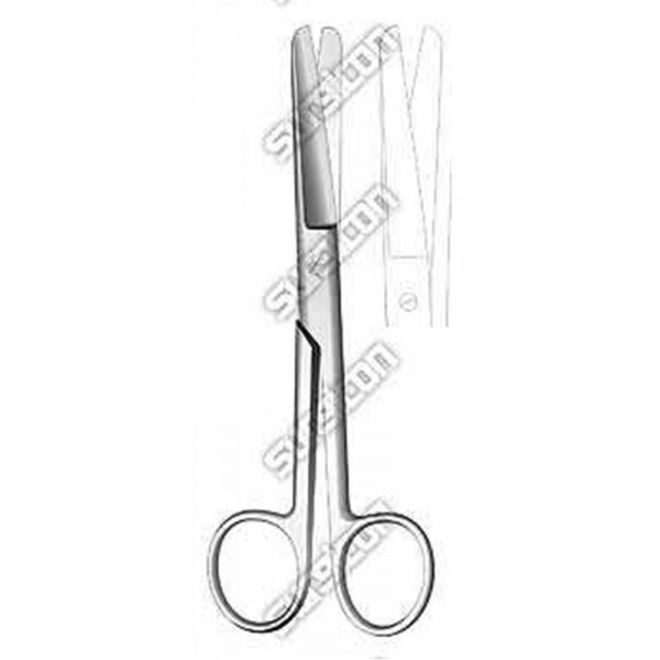 Ножницы хирургические тупой/тупой/прямые 11,5 см,  J-22-056, Surgicon
